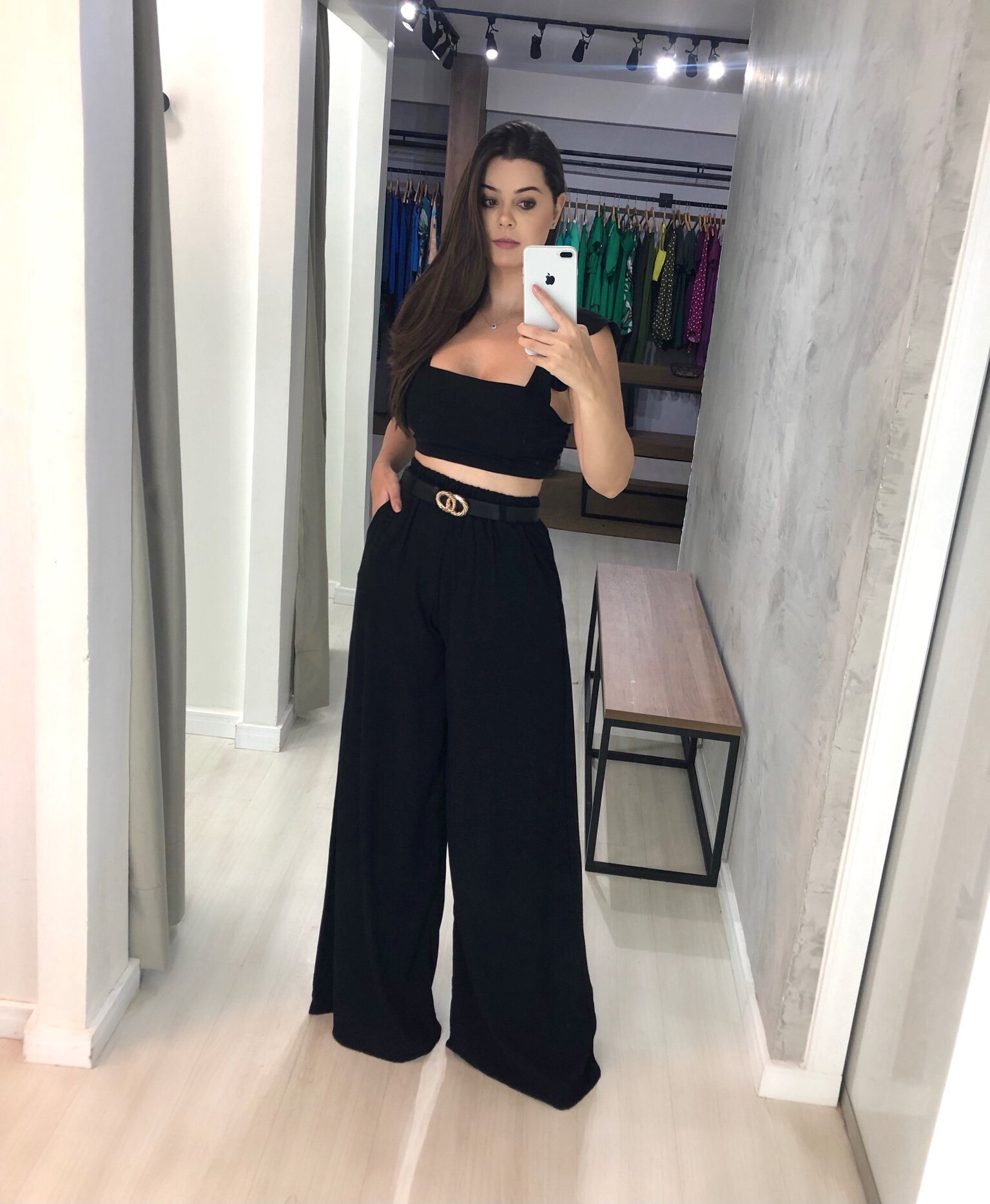 Conjunto Pantalona Samira - Preto - Imagem 3