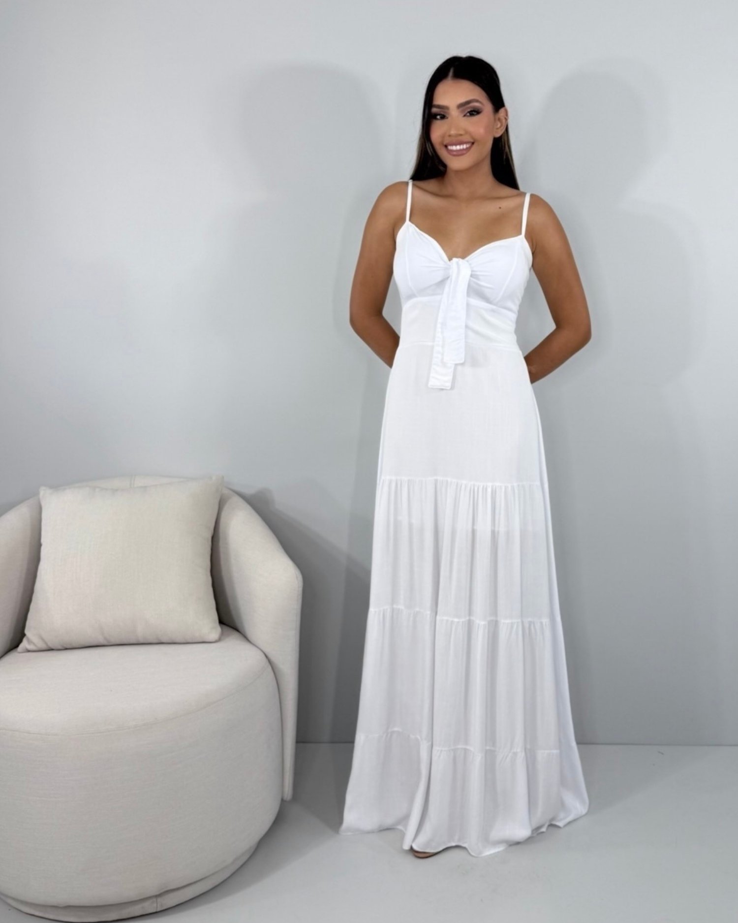 Vestido Camila - Branco