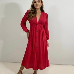 9499f5826edbd20970c30a053bc73c4e.jpg Vestido Clara - Vermelho