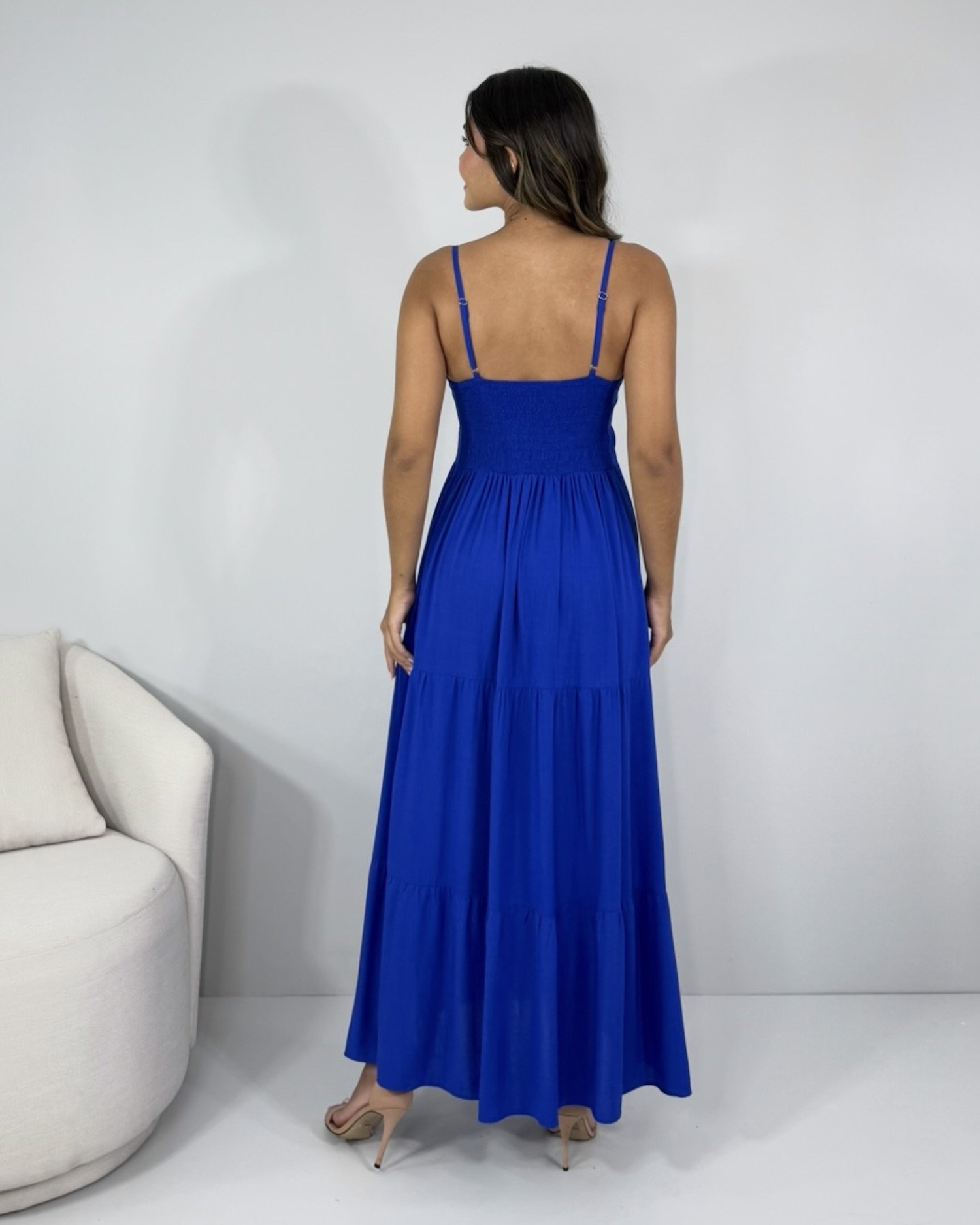 Vestido Helô - Azul Royal - Imagem 4