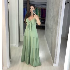 Vestido Camila - Folhagem