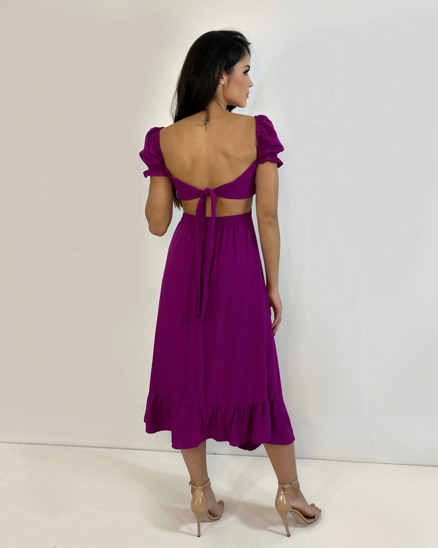 Vestido Jasmin - Roxo - Imagem 3