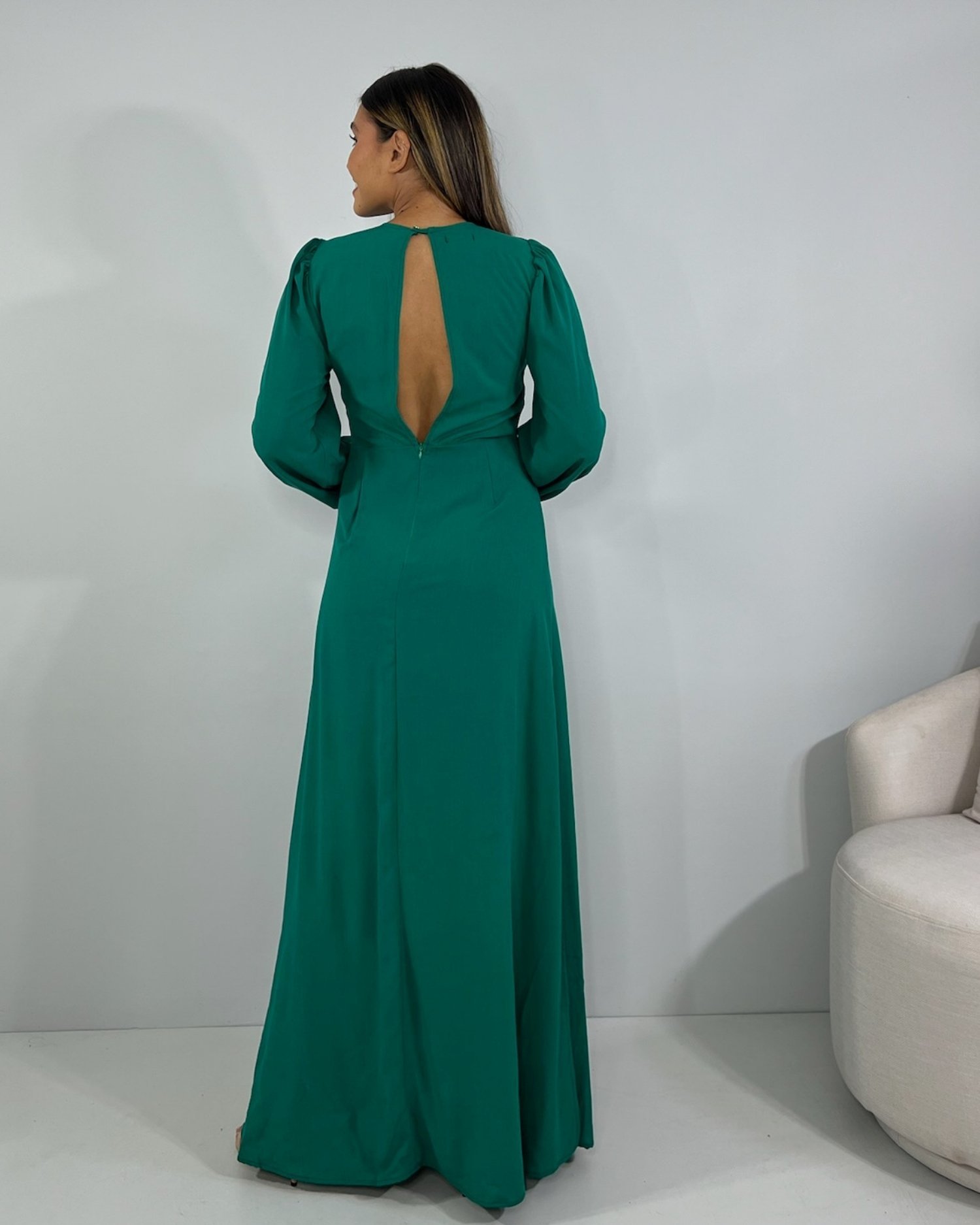 Vestido Mavi - Verde Amazônia - Imagem 5