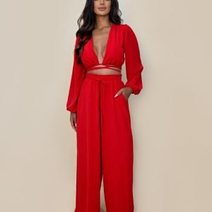 a7c30f2611c5b3f1e7f28e9417f118a8.jpg Calça Pantalona em Duna - Vermelho