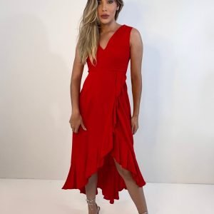 Vestido Alessandra - Vermelho