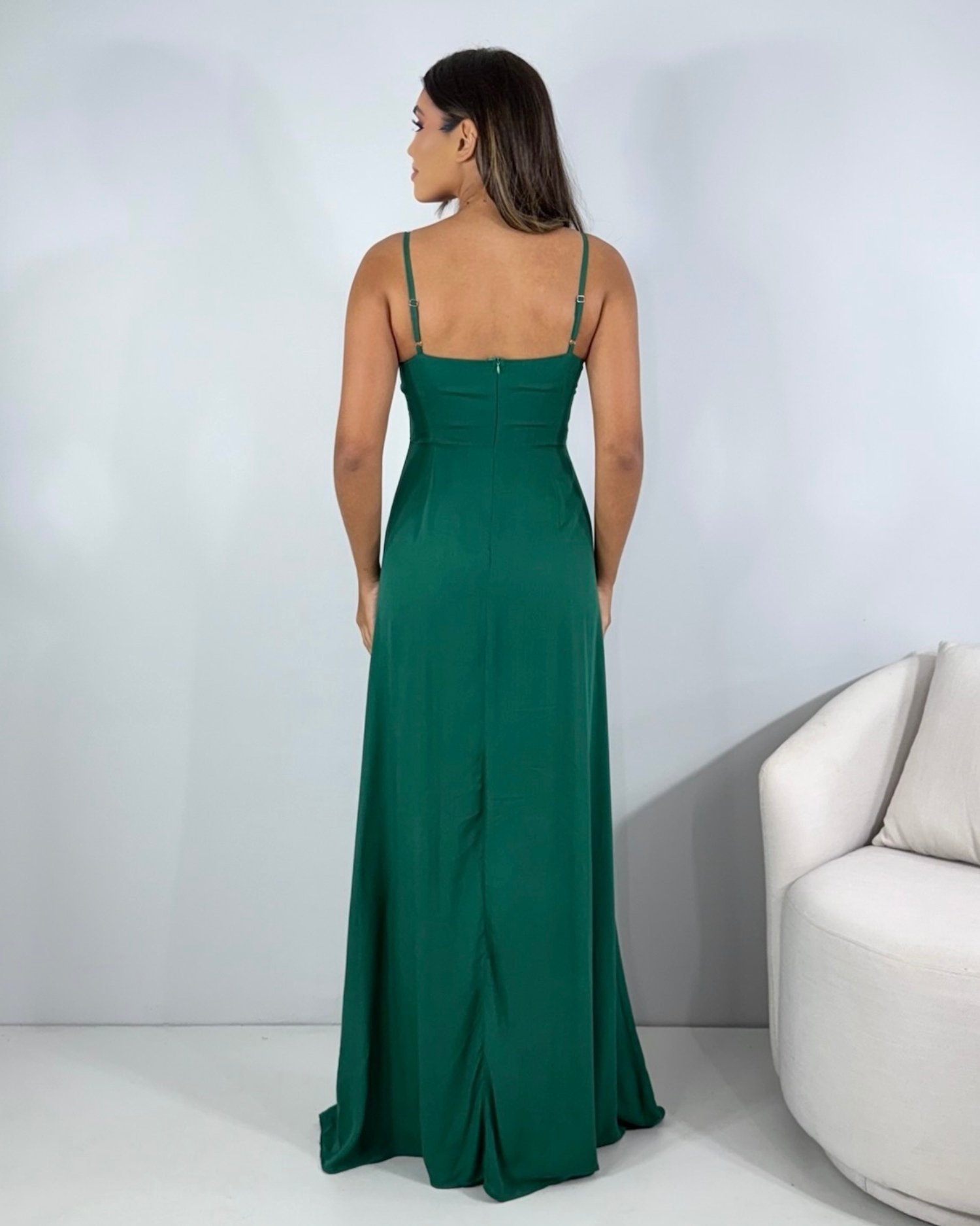 Vestido Lanna - Verde Amazônia - Imagem 6