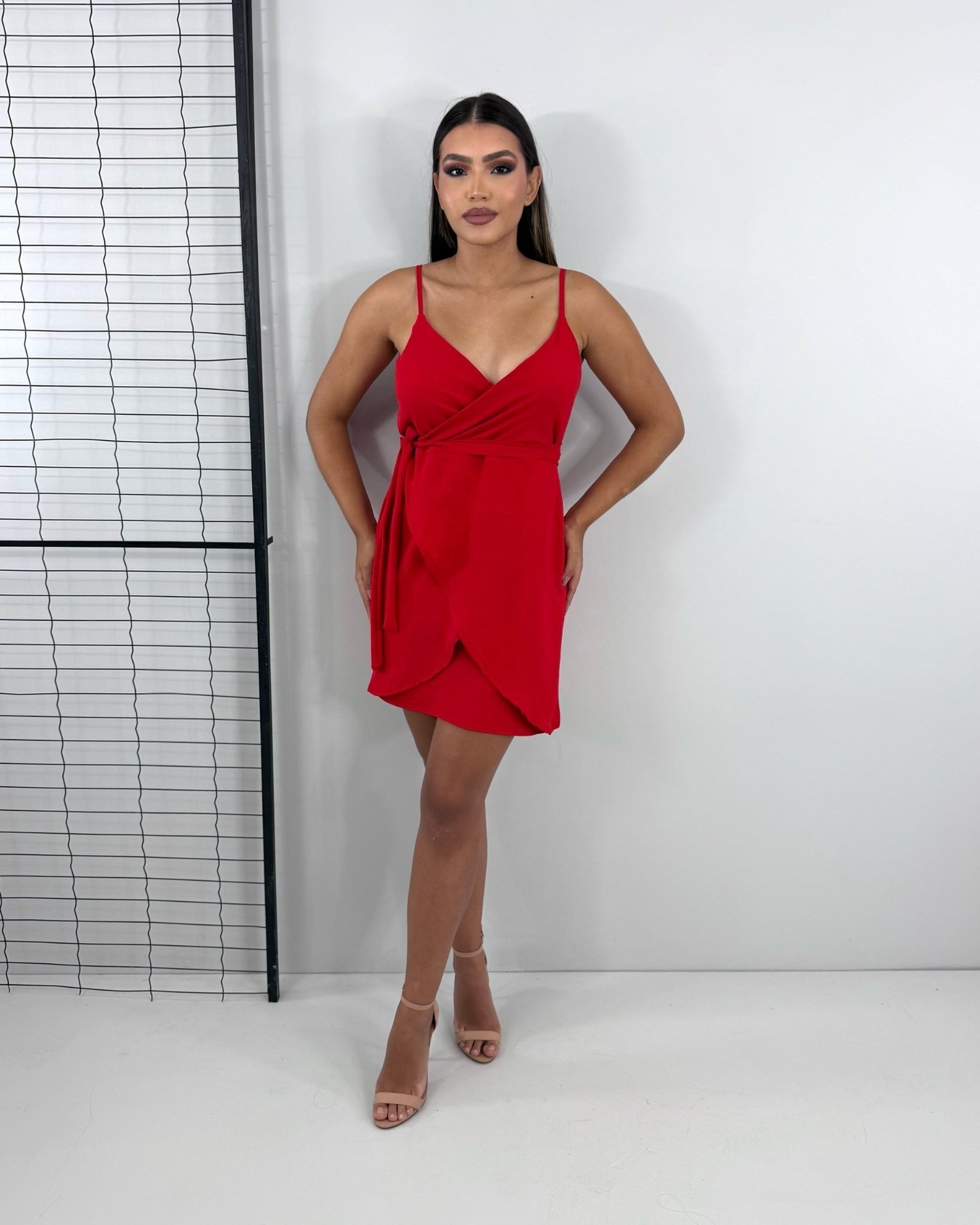 Vestido Anastasia - Vermelho - Imagem 3