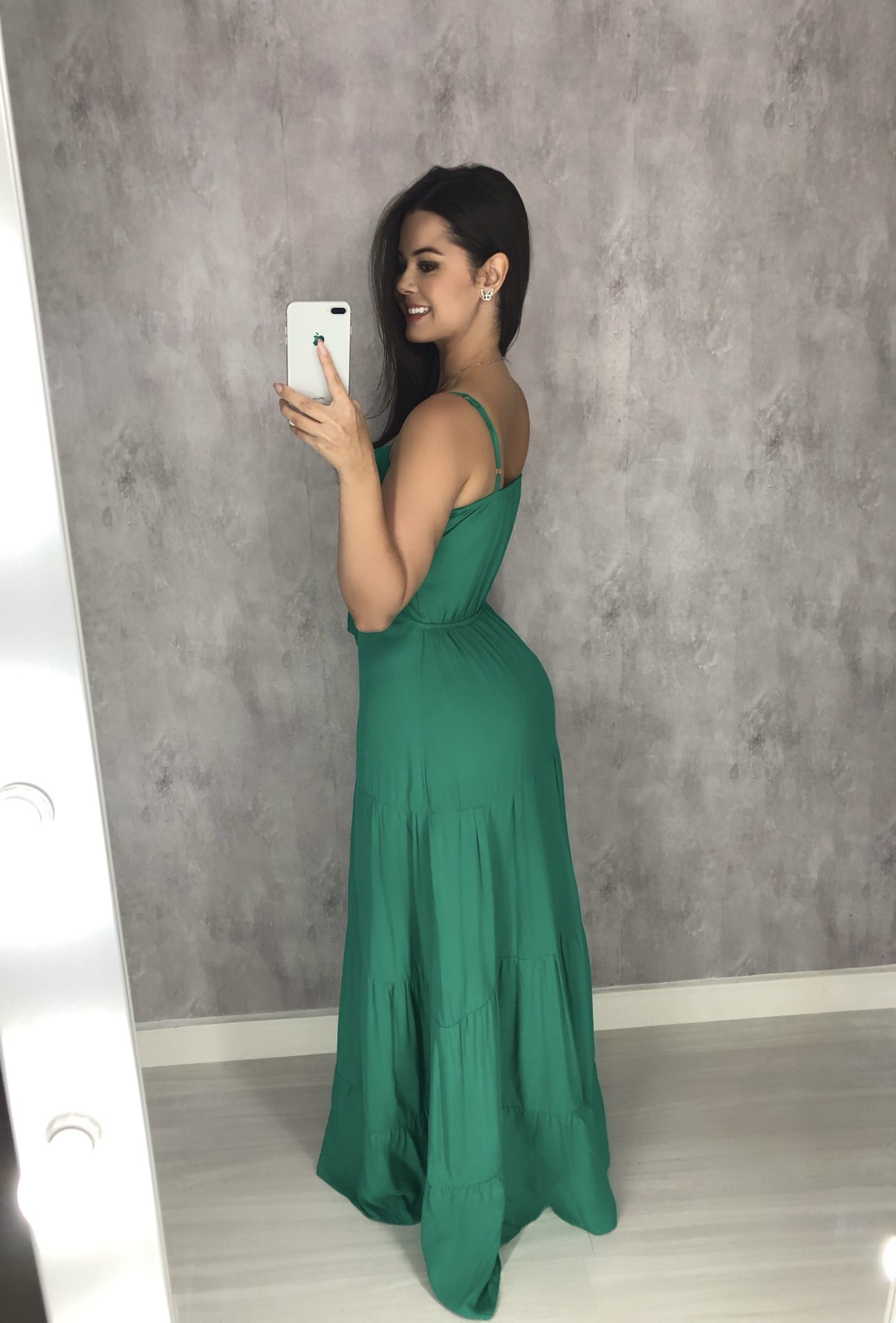 Vestido Camila - Verde Bandeira - Imagem 5