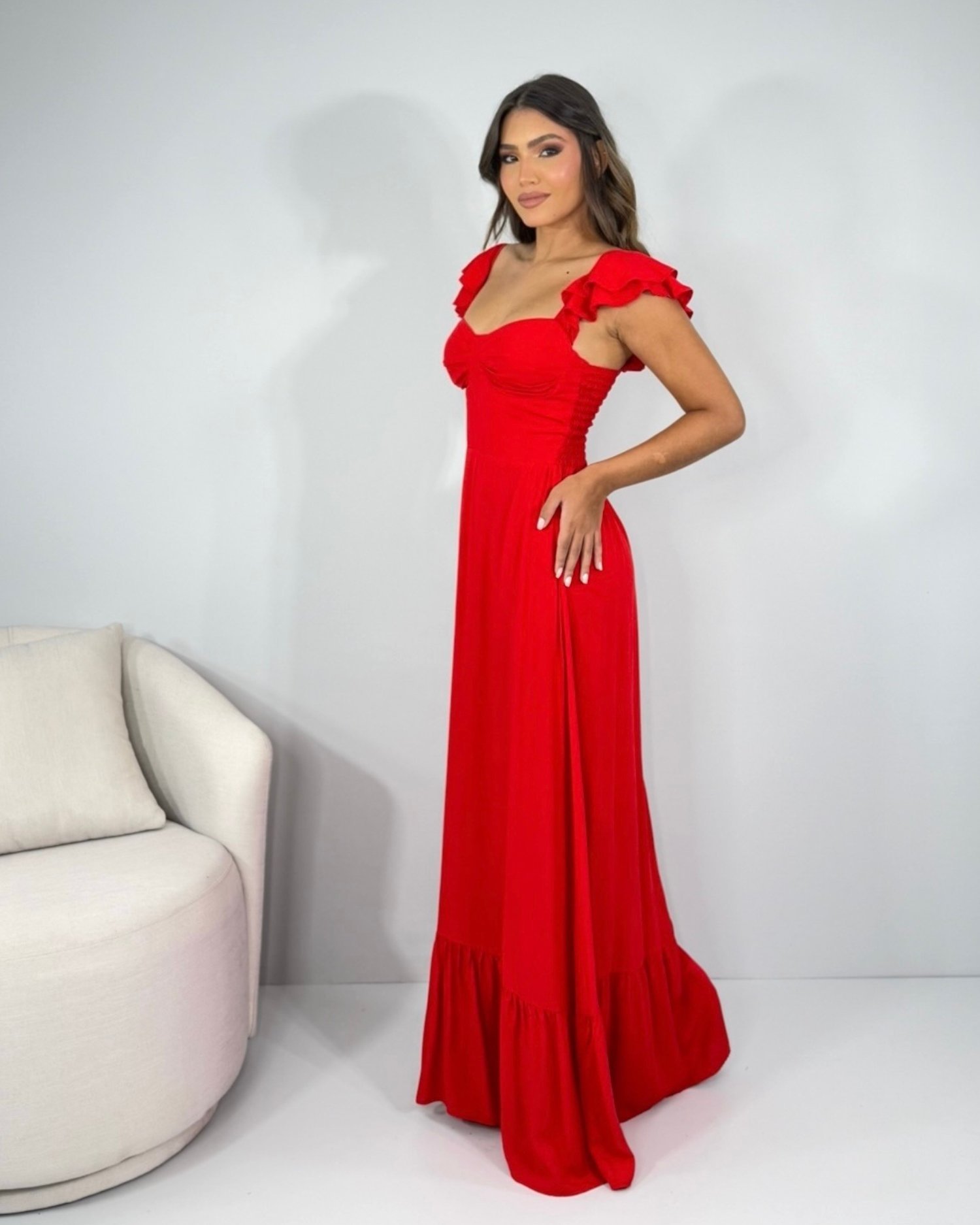 Vestido Isla - Vermelho - Imagem 6