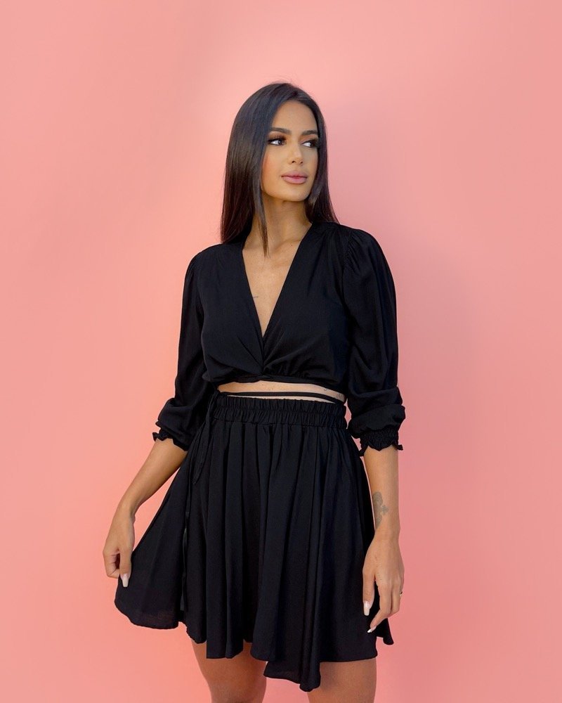 Cropped Jaqueline - Preto