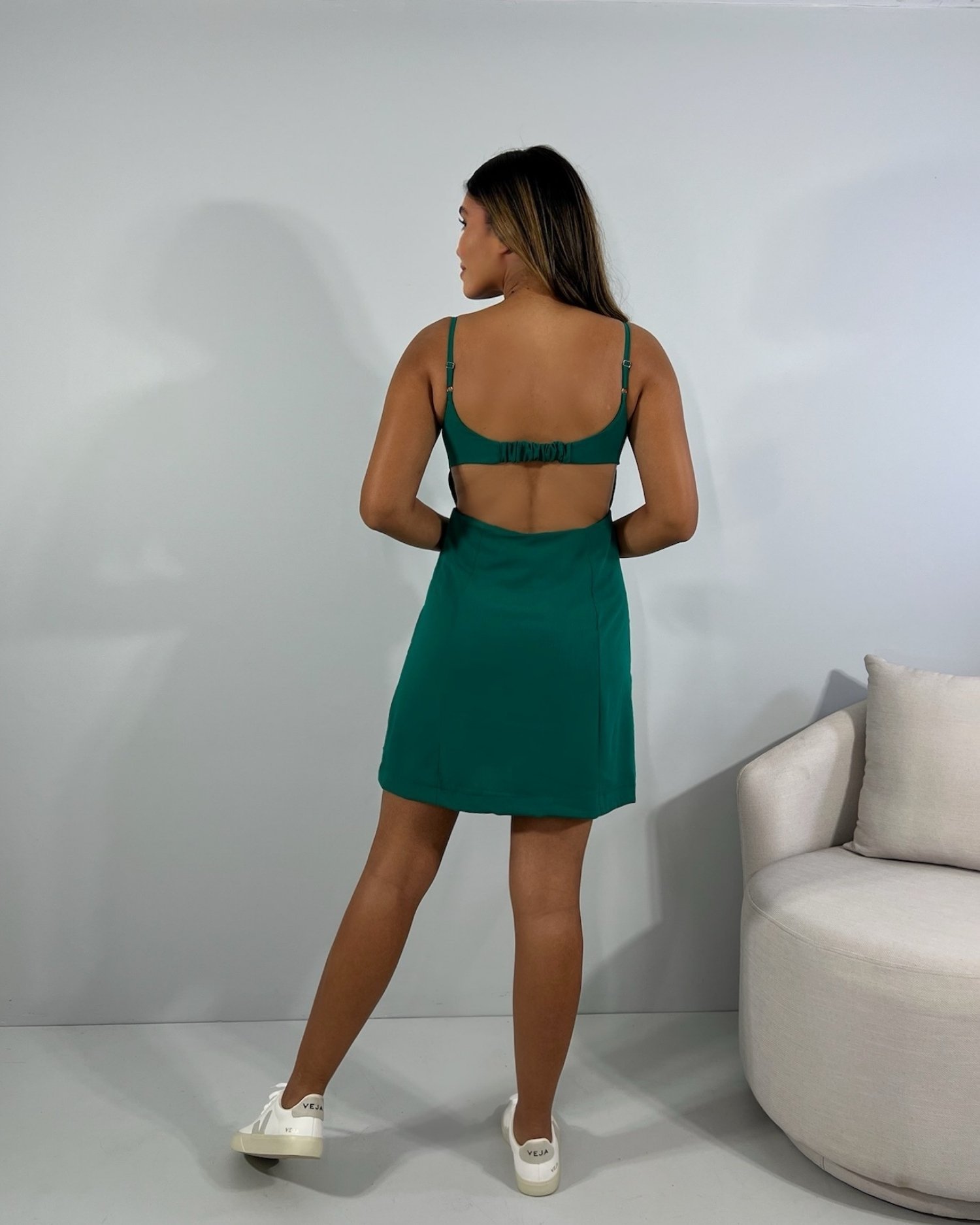 Vestido Cristiane - Verde Amazônia - Imagem 3