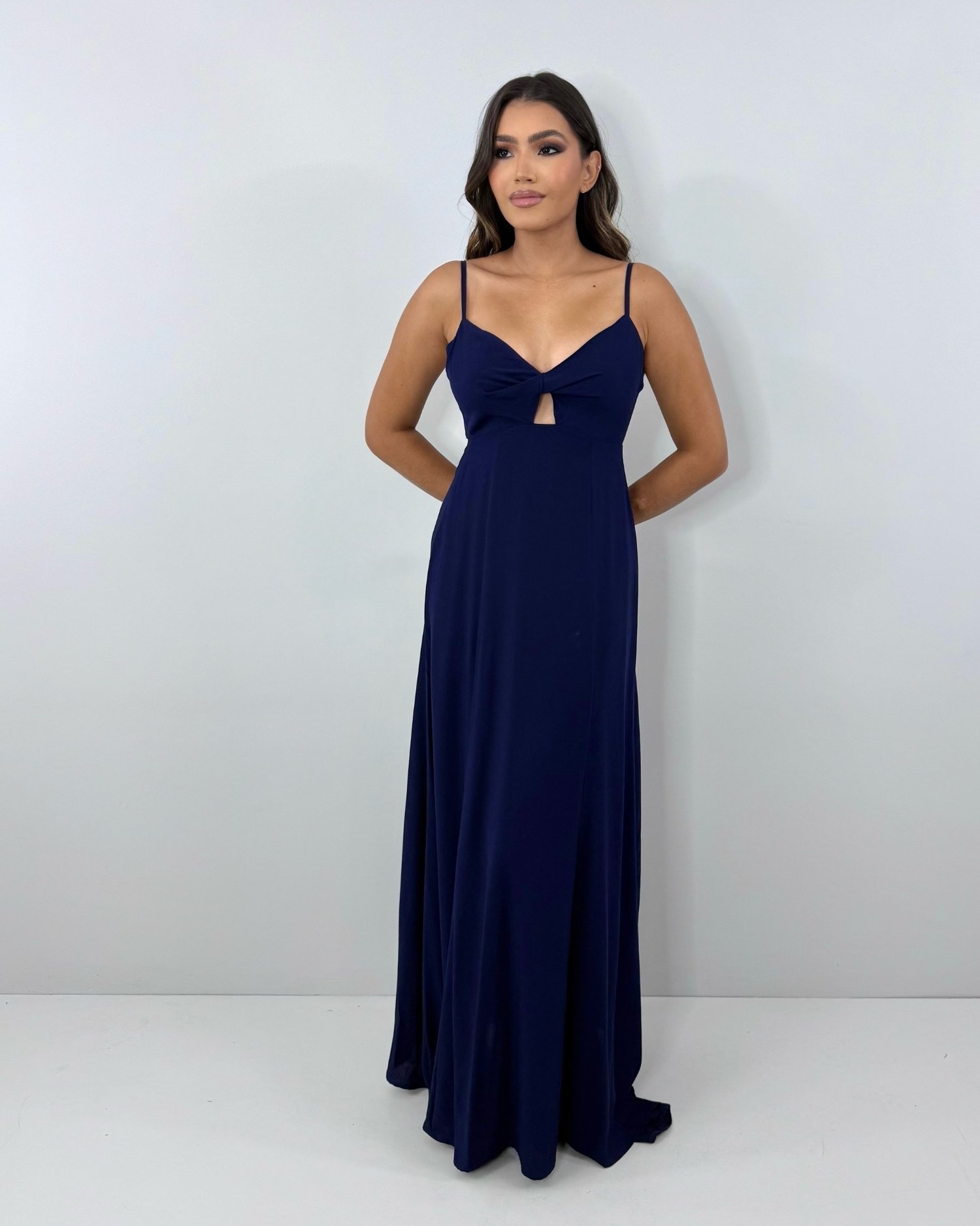 Vestido Eliana - Azul Marinho