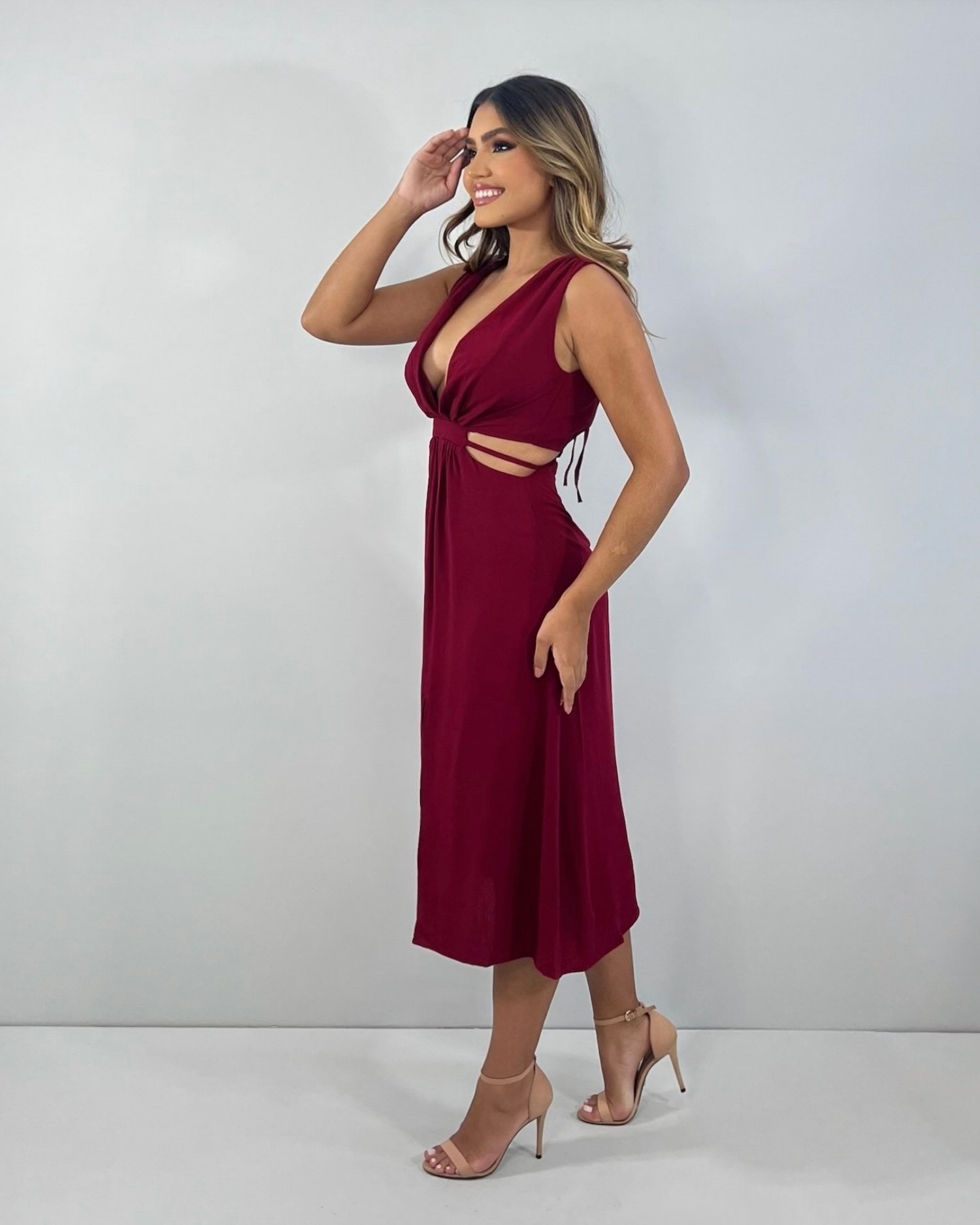 Vestido Aysha - Marsala - Imagem 4