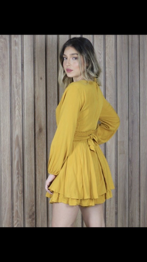 Macaquinho Raiany - Mostarda - Imagem 2