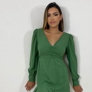 Macaquinho Tamires - Verde Militar