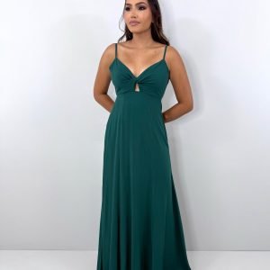 Vestido Eliana - Verde Amazônia