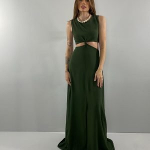 Vestido Emma - Verde Militar