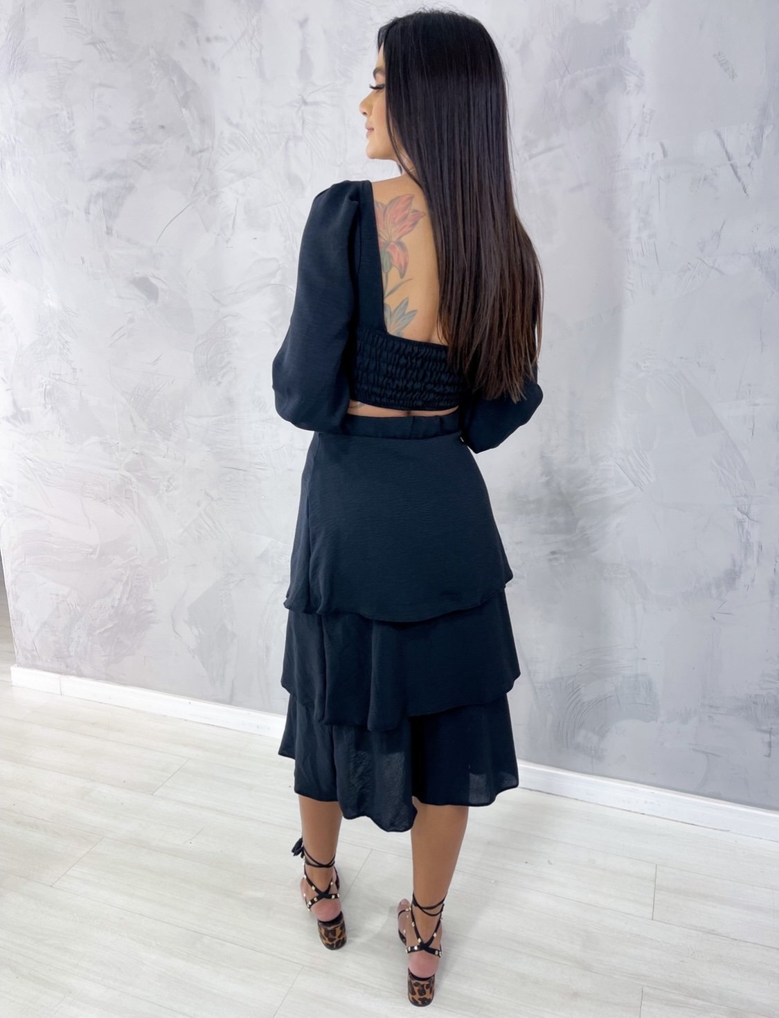 Cropped Olga em Duna - Preto - Imagem 2