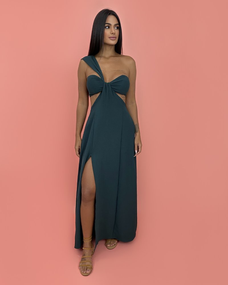 Vestido Antonela - Verde Esmeralda - Imagem 2