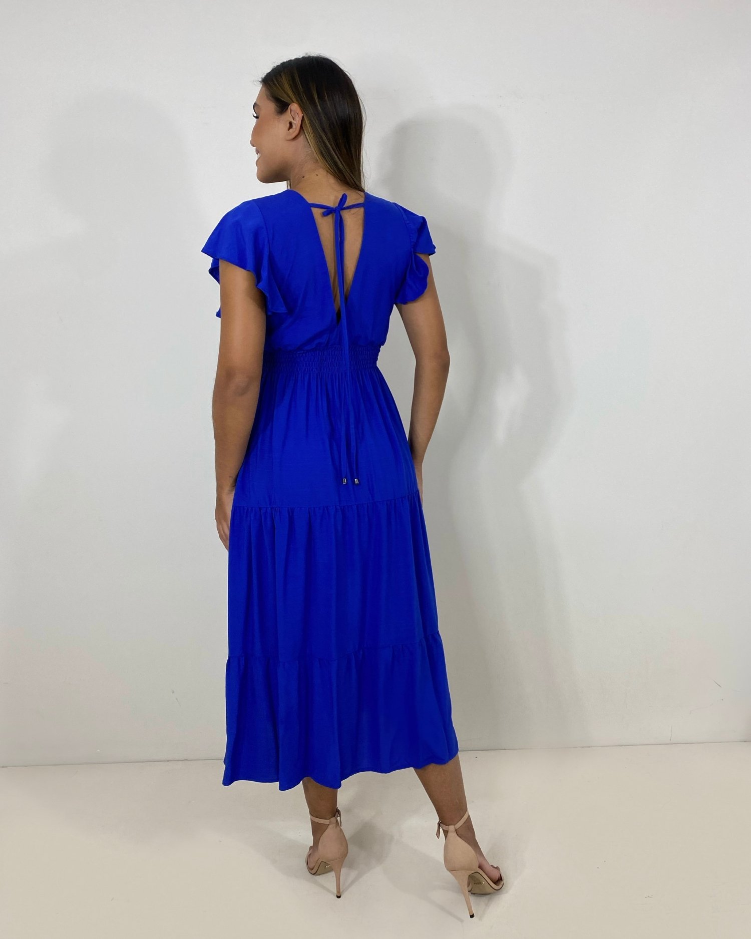 Vestido Laís Midi - Azul Royal - Imagem 3