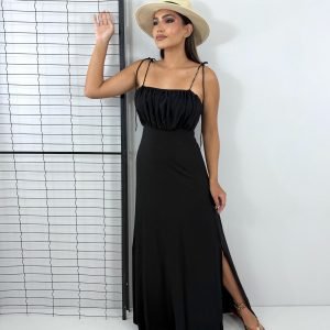 Vestido Drica Longo - Preto