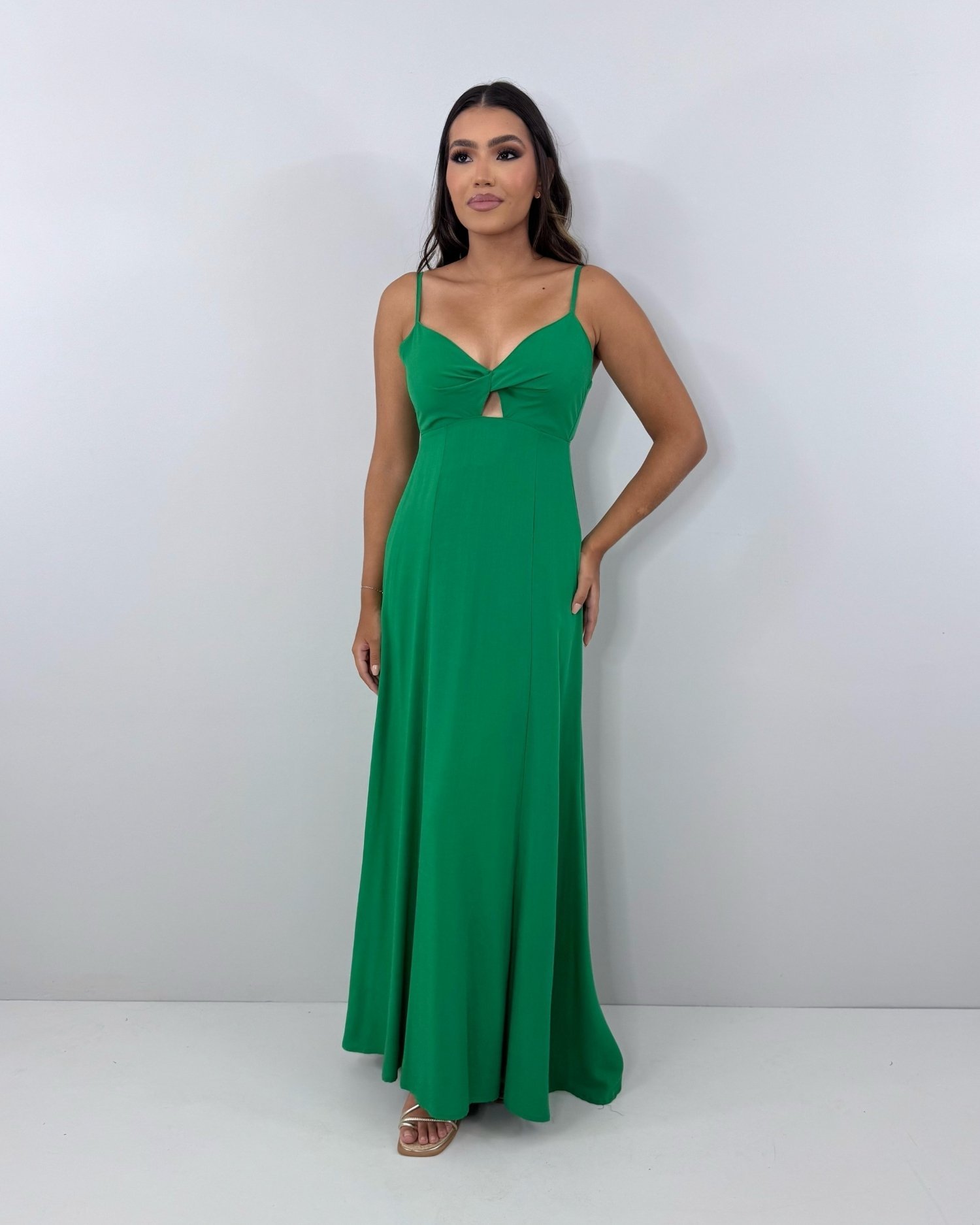 Vestido Eliana - Verde Bandeira - Imagem 4