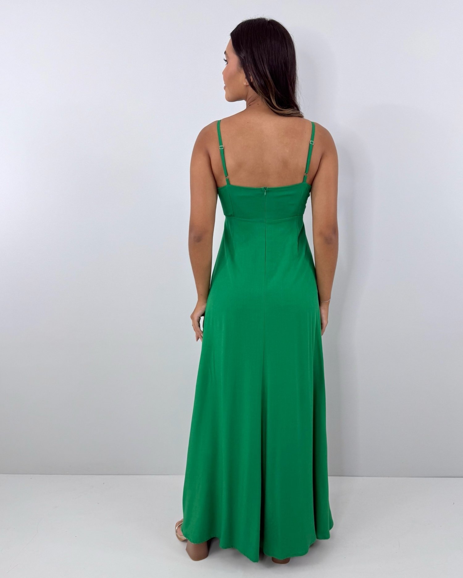 Vestido Eliana - Verde Bandeira - Imagem 3
