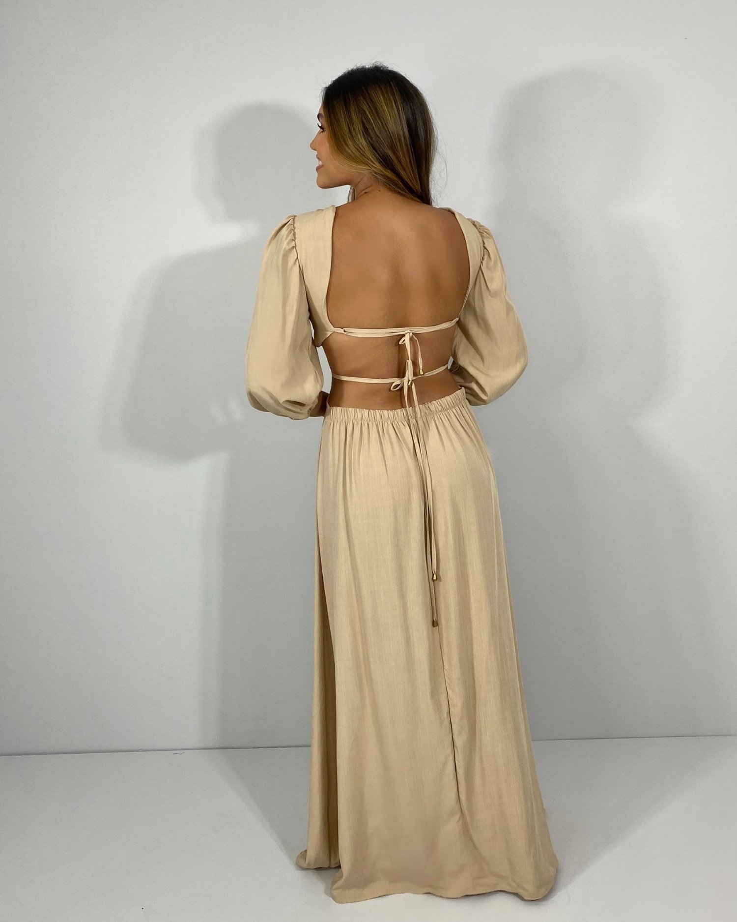 Vestido Giza - Nude - Imagem 6