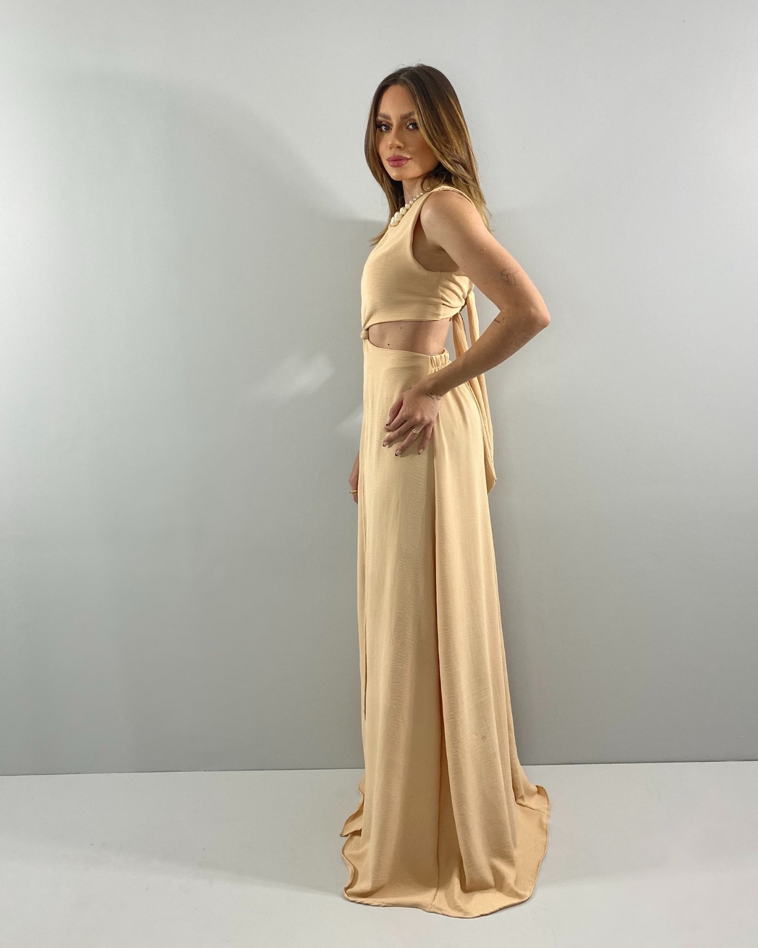 Vestido Emma - Nude - Imagem 5