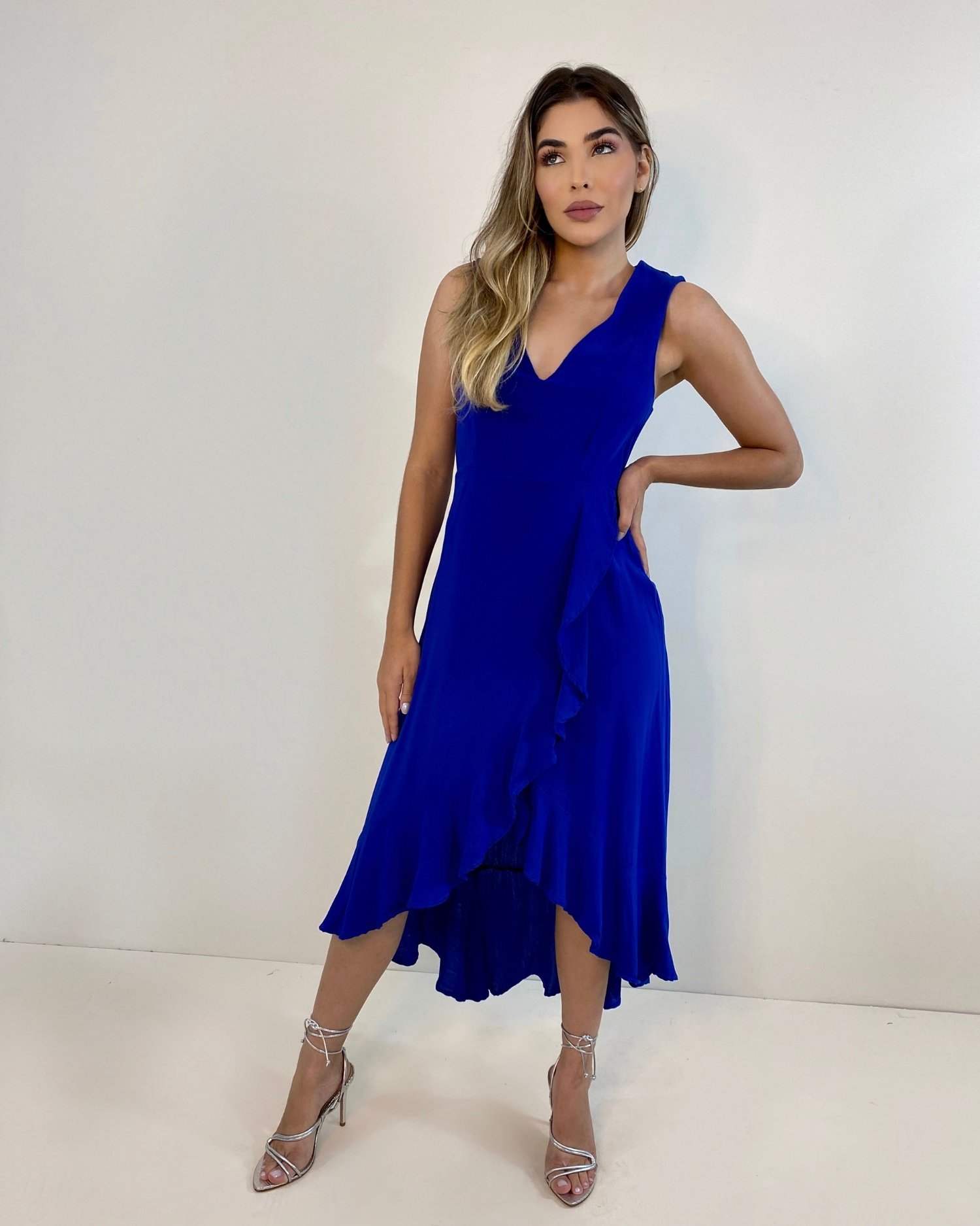 Vestido Alessandra - Azul Royal - Imagem 4