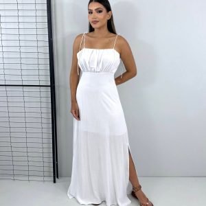 Vestido Drica Longo - Branco