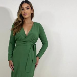 Vestido Deby - Verde Militar