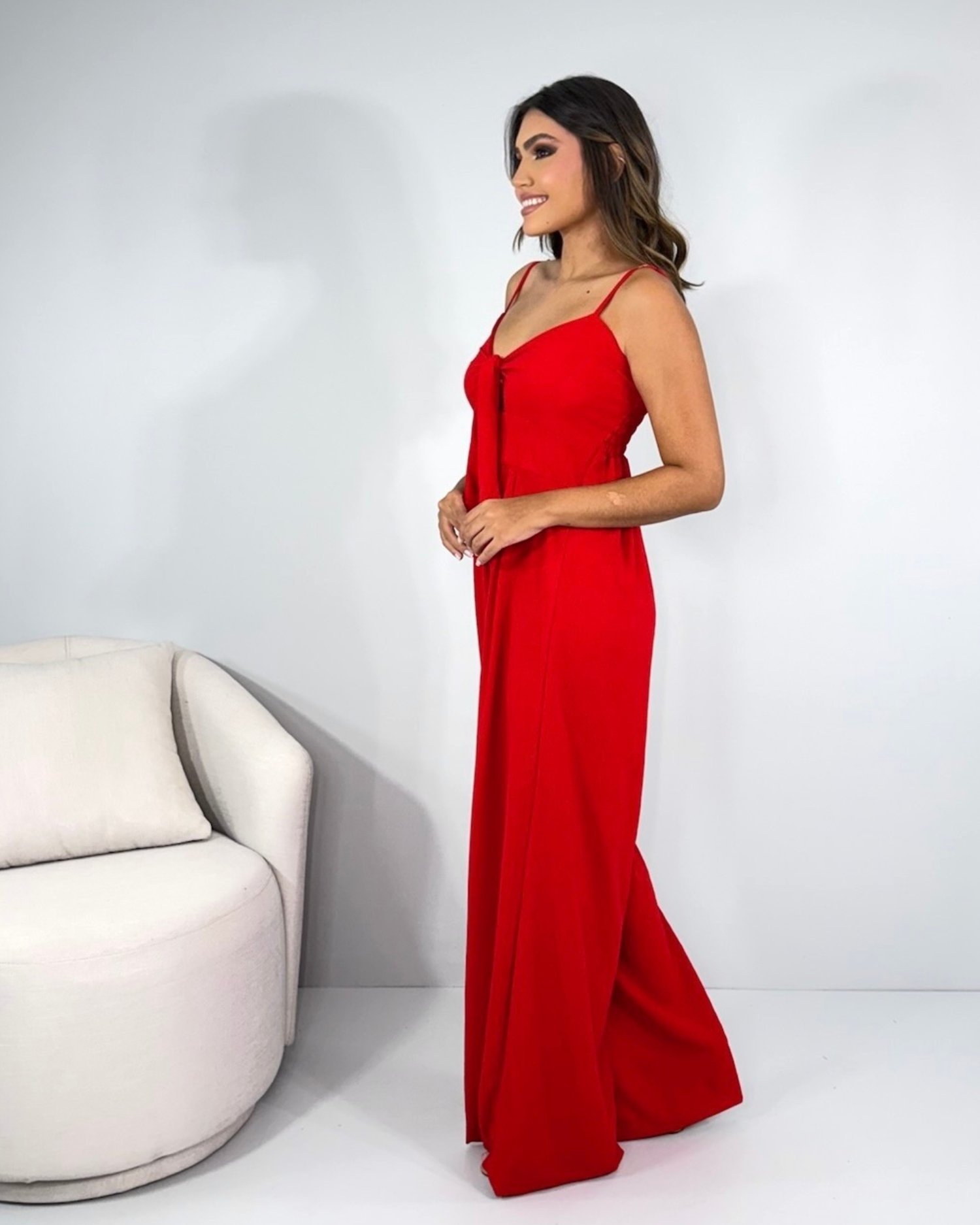 Macacão Carminha - Vermelho - Imagem 3