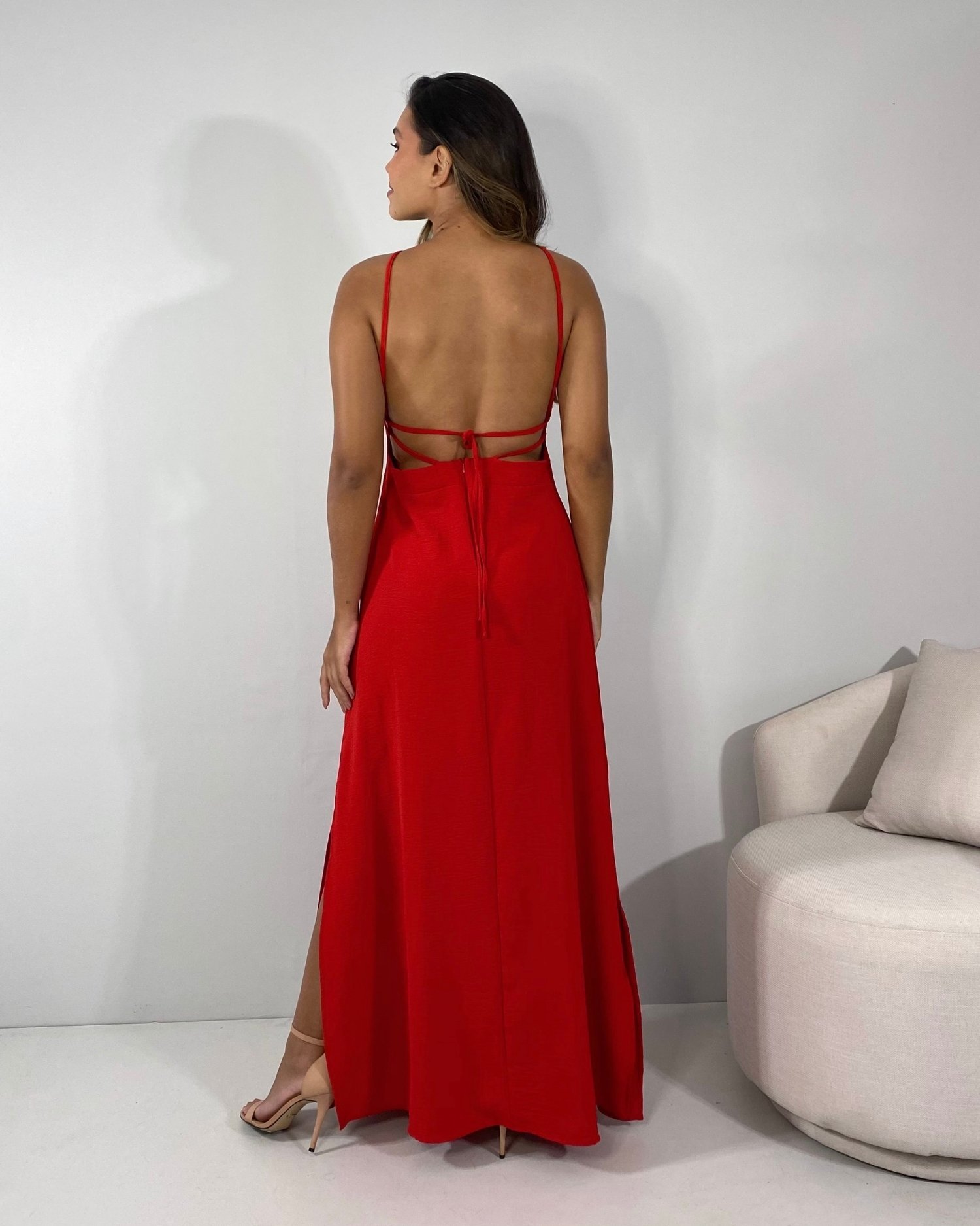 Vestido Lee - Vermelho - Imagem 2