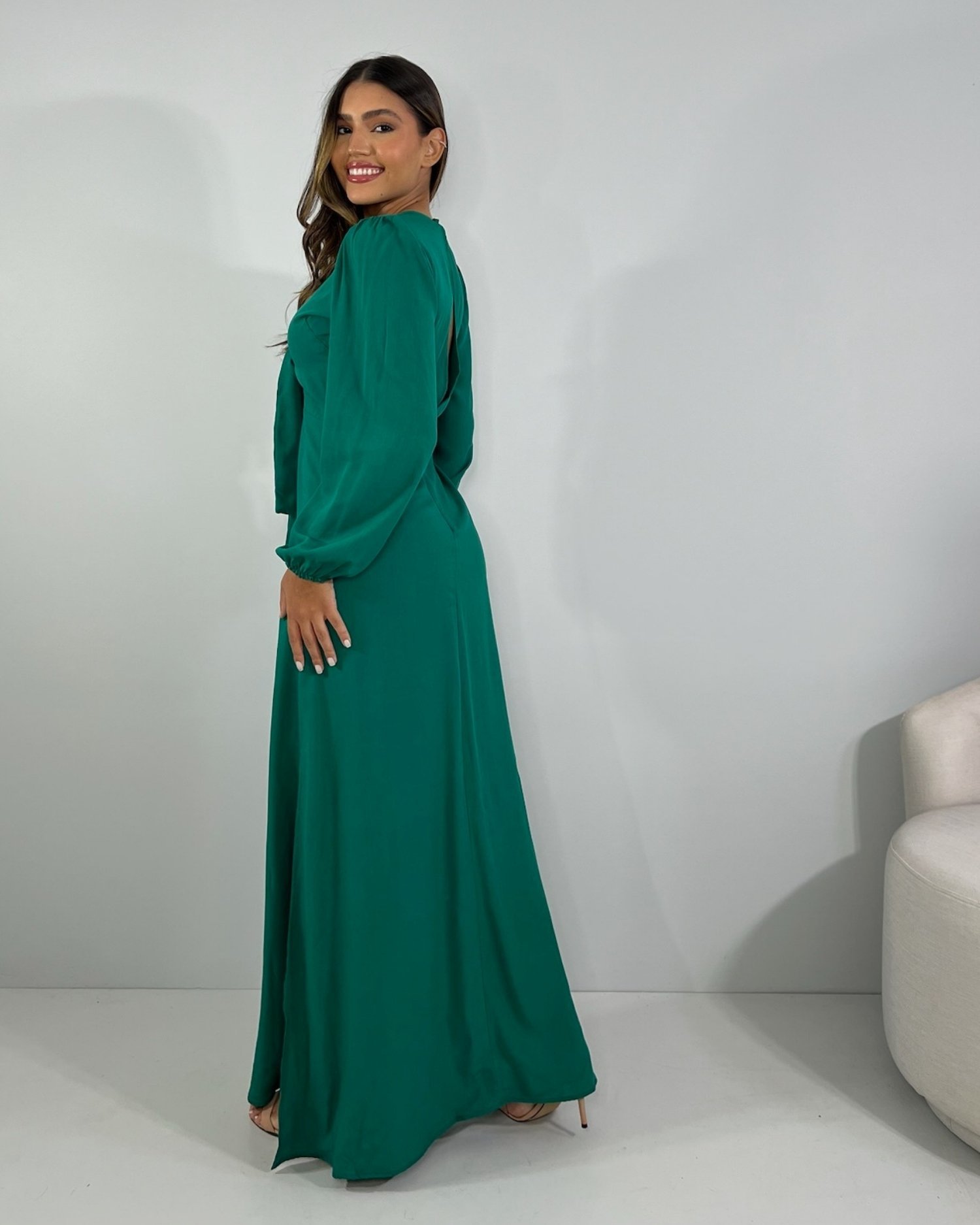 Vestido Mavi - Verde Amazônia - Imagem 4