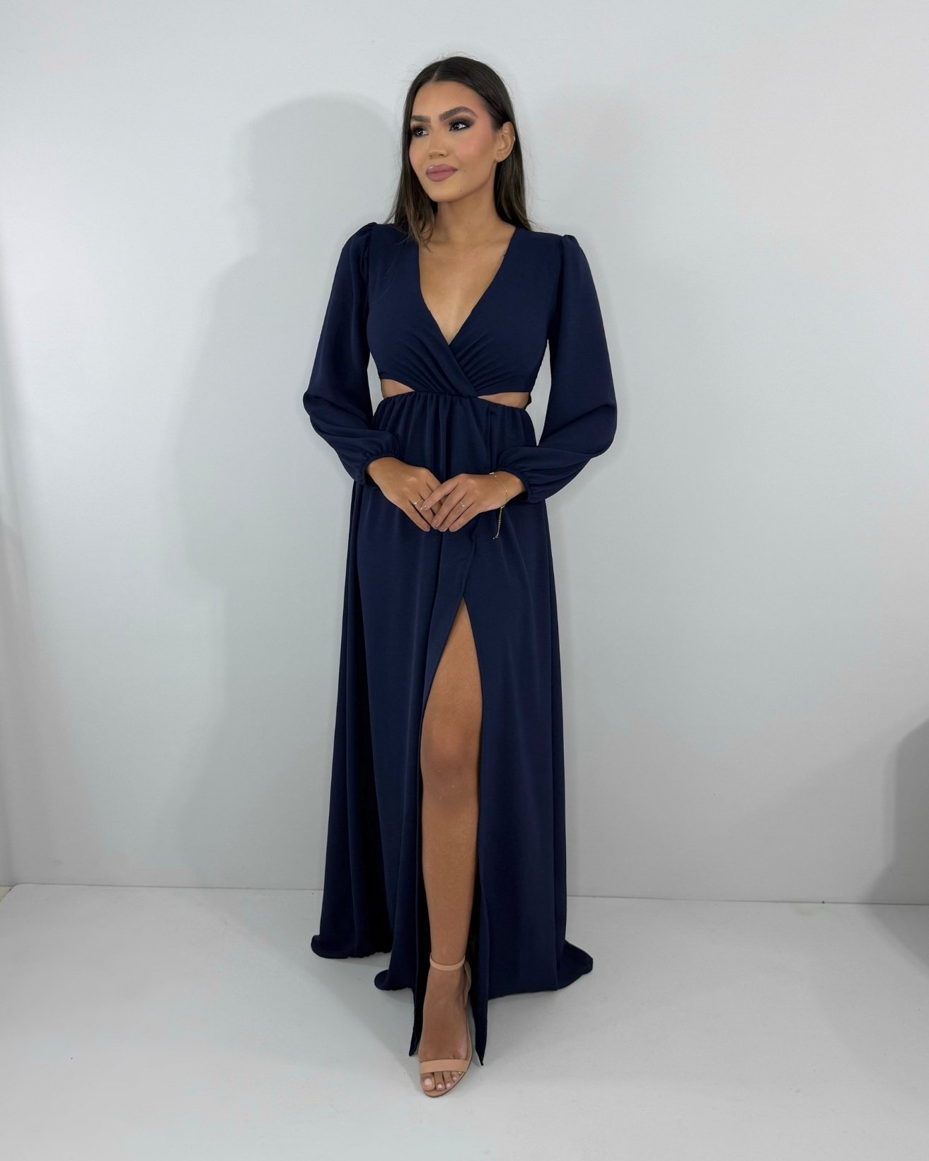 Vestido Magda - Azul Marinho - Imagem 4