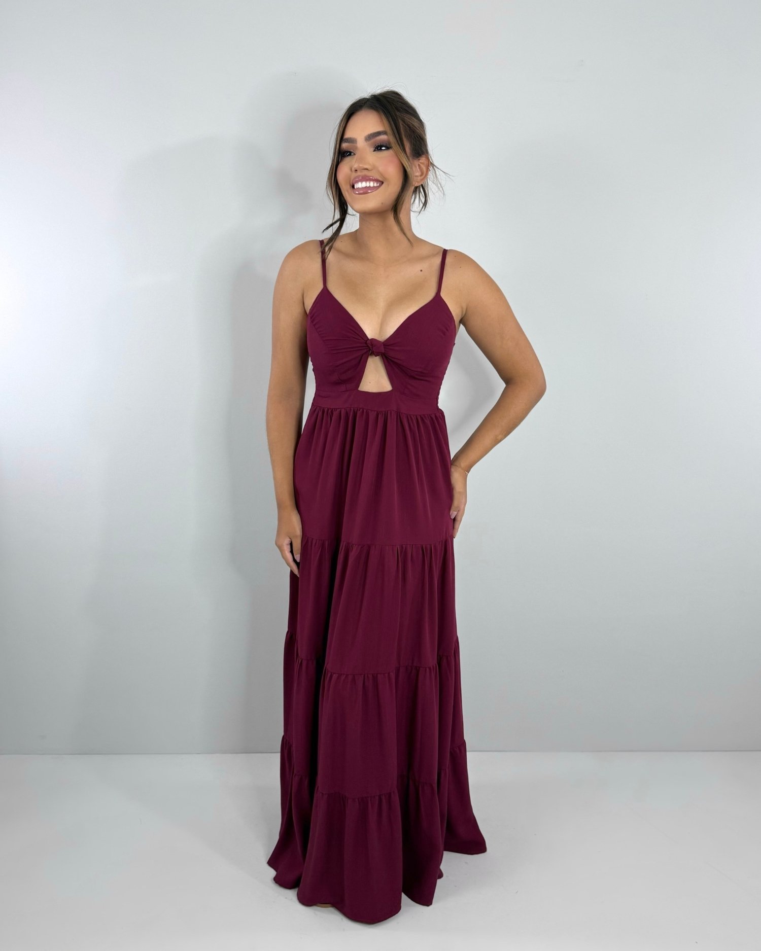 Vestido Cátia - Marsala