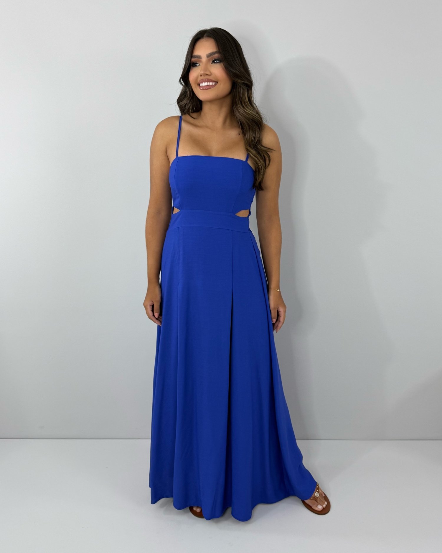 Vestido Babi - Azul Royal