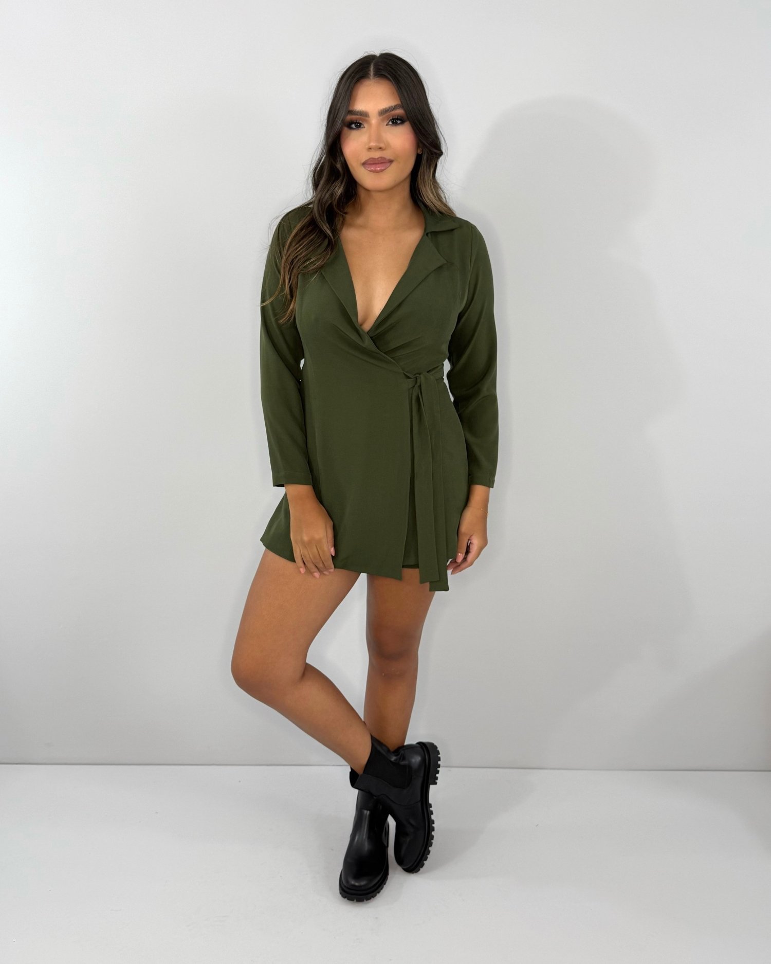 Macaquinho Betina - Verde Militar - Imagem 2