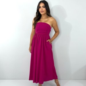 Vestido Perla - Cereja