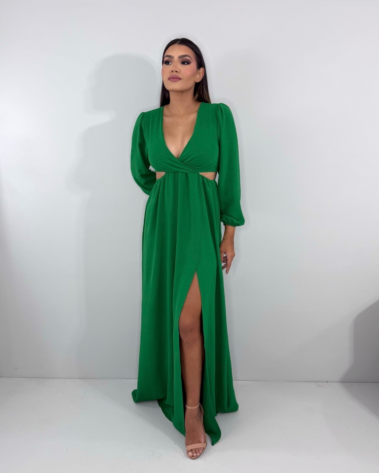 Vestido Magda - Verde Bandeira - Imagem 2