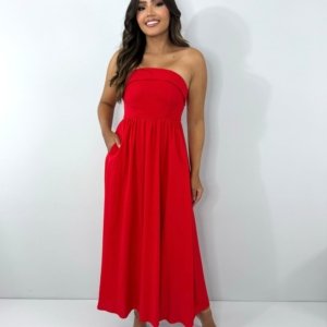 Vestido Perla - Vermelho