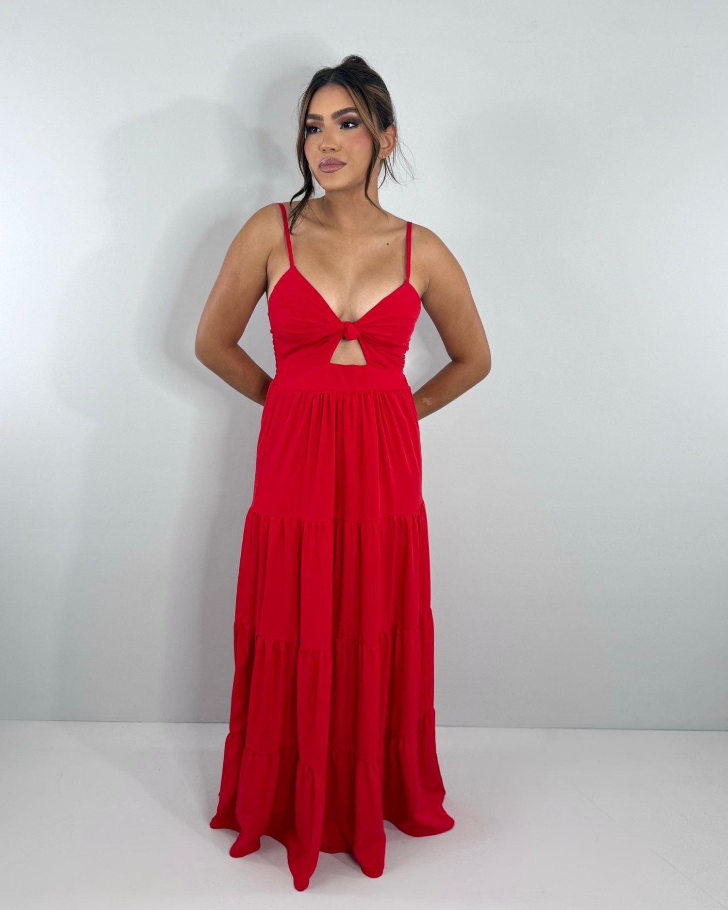 Vestido Cátia - Vermelho - Imagem 2