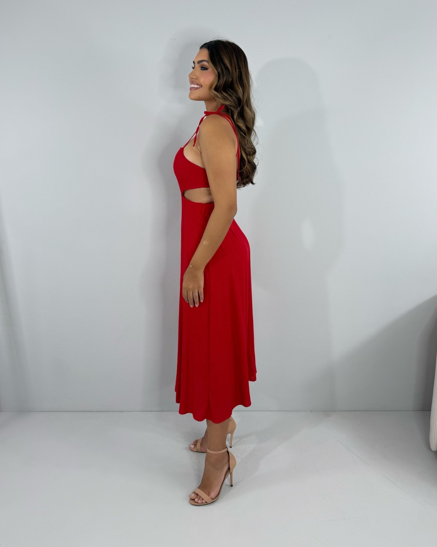 Vestido Amarilis - Vermelho - Imagem 5