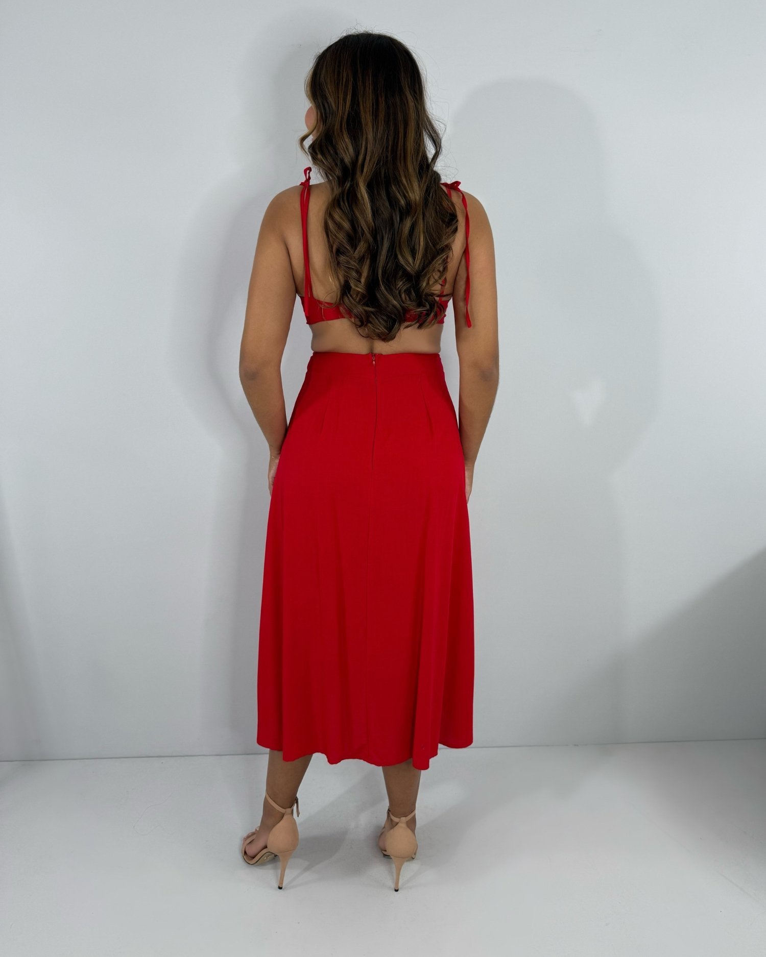 Vestido Amarilis - Vermelho - Imagem 4