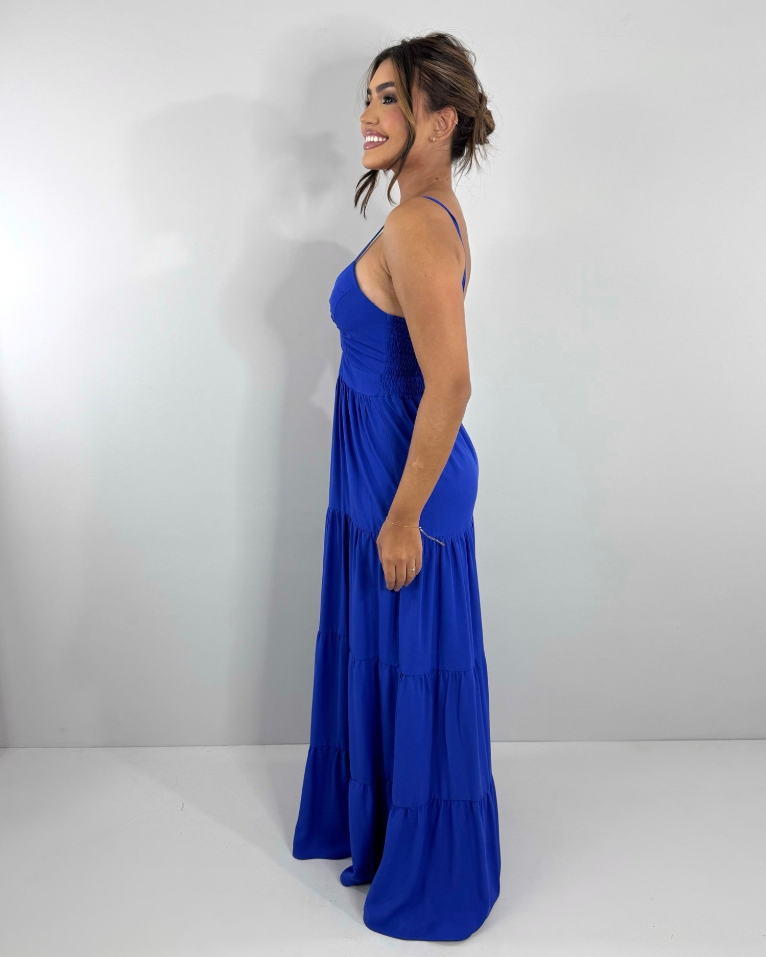 Vestido Cátia - Azul Royal - Imagem 4