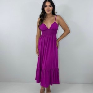 Vestido Beatriz - Fúcsia - Image 1