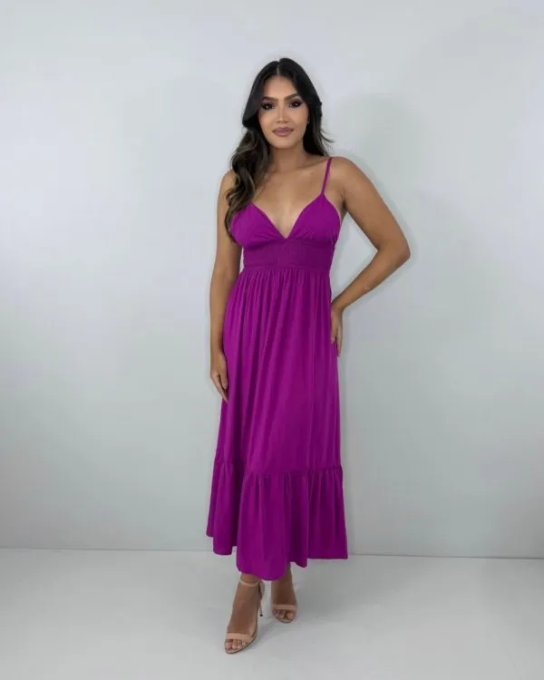 Vestido Beatriz - Fúcsia