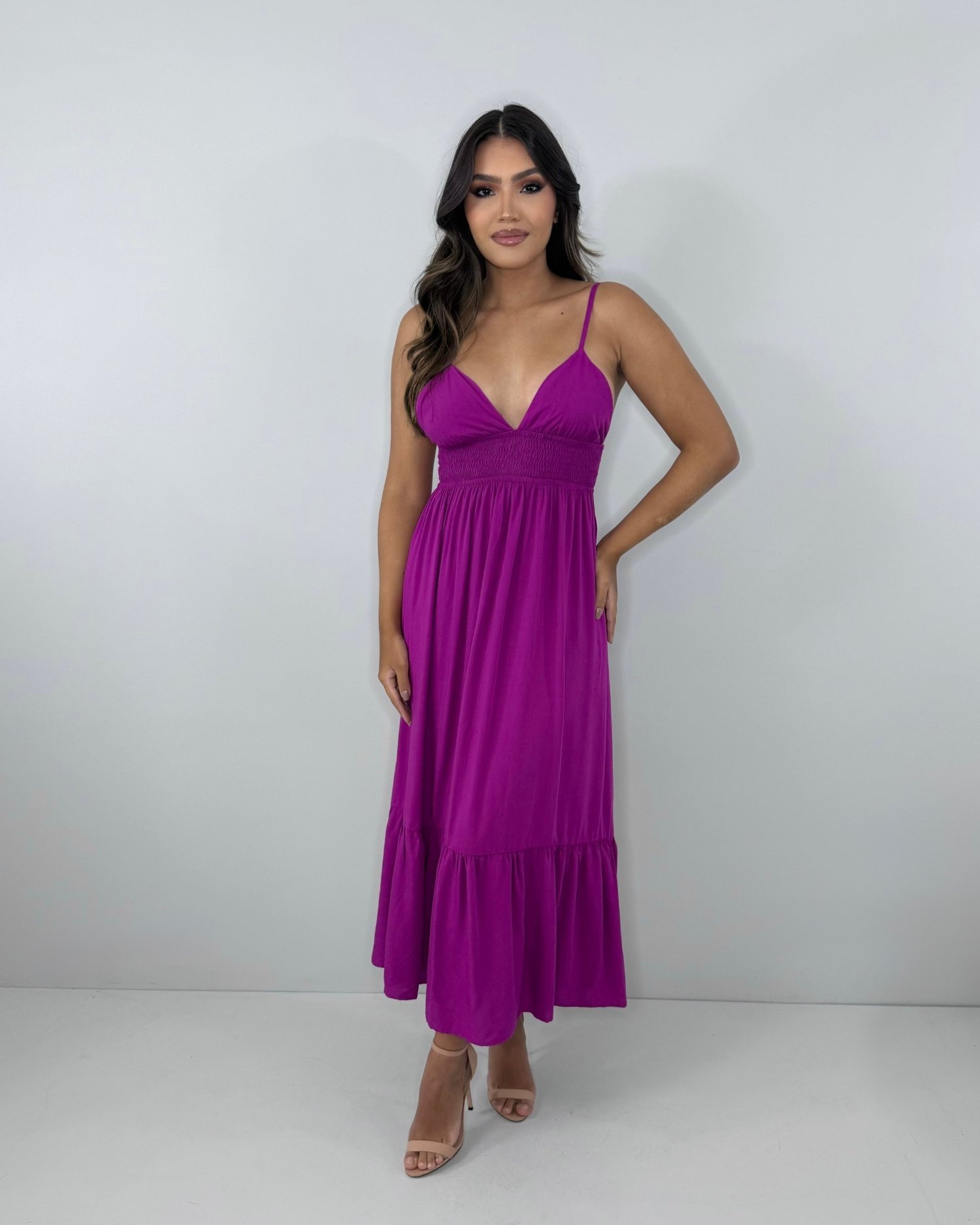 Vestido Beatriz - Fúcsia - Image 1