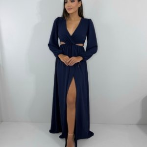 Vestido Magda - Azul Marinho - Image 4